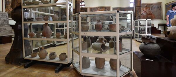 Экспонаты в музее Пенджикента - Sputnik Тоҷикистон