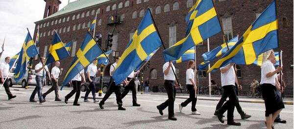 Празднование Национального дня Швеции. 6 июня 2005 Празднование Национального дня Швеции. 6 июня 2005 - Sputnik Таджикистан