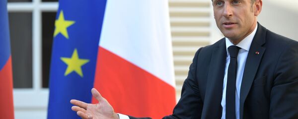 Президент Франции Эммануэль Макрон - Sputnik Таджикистан