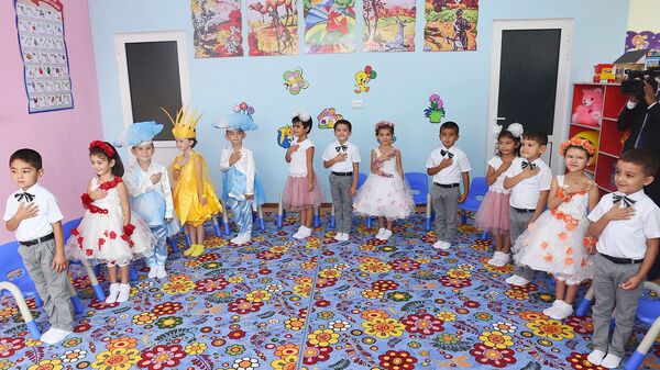 Открытие частного дошкольного образовательного учреждения Файзбахш в Джаббор Расуловском районе - Sputnik Тоҷикистон