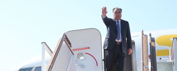 Завершение рабочего визита в Согдийскую область президента Эмомали Рахмона - Sputnik Тоҷикистон
