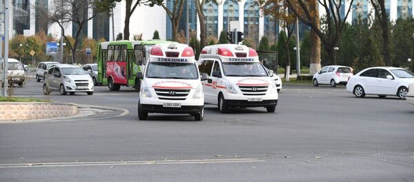 Скорая помощь в Ташкенте, архивное фото - Sputnik Тоҷикистон