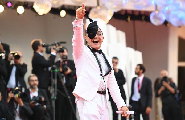 Музыкант Маурицио Дураццо (Principe Maurice) на красной дорожке церемонии открытия 76-го Венецианского международного кинофестиваля - Sputnik Таджикистан