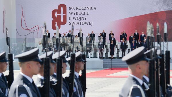 Торжественная церемония по случаю 80-й годовщины начала Второй мировой войны в Варшаве - Sputnik Таджикистан