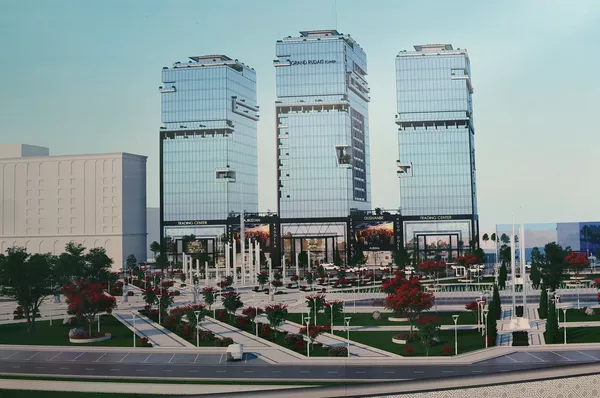 Эмомалӣ Раҳмон ва Рустами Эмомалӣ ба сохтмони “GRAND RUDAKI TOWER” санги асос гузоштанд Эмомалӣ Раҳмон ва Рустами Эмомалӣ ба сохтмони “GRAND RUDAKI TOWER” санги асос гузоштанд - Sputnik Тоҷикистон