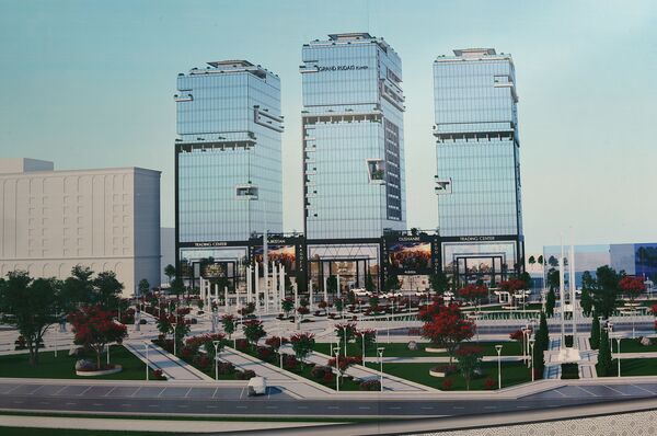 Сабукии Ҳукумат ба созандаи Rudaki Tower-и 24-ошёна дар Душанбе-акс Сабукии Ҳукумат ба созандаи Rudaki Tower-и 24-ошёна дар Душанбе-акс - Sputnik Тоҷикистон