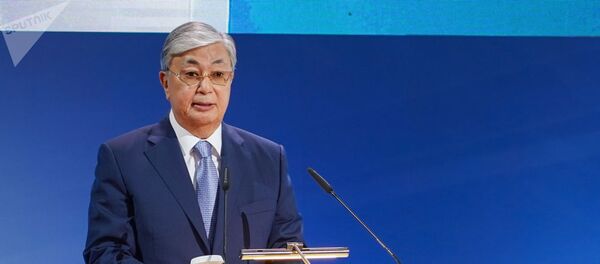 Президент Казахстана Касым-Жомарт Токаев открыл пленарное заседание первого форума писателей стран Азии - Sputnik Таджикистан