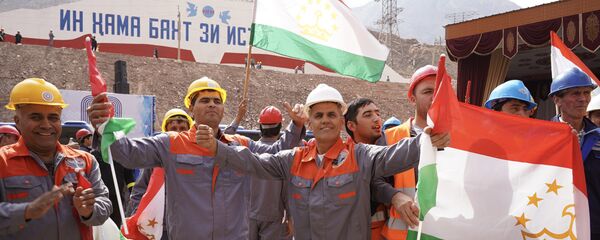 Фаъолсозии чархаи дуюми НБО Роғун - Sputnik Тоҷикистон