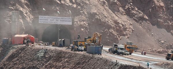 Рогунская ГЭС - Sputnik Тоҷикистон