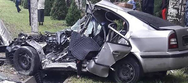 Страшное ДТП в Бишкеке - фото очевидцев - Sputnik Тоҷикистон