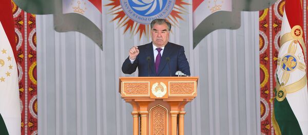 Эмомалӣ Раҳмон дар маросими ифтитоҳи НБО Роғун - Sputnik Тоҷикистон