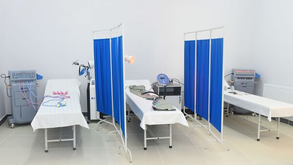 Кабинет физиотерапии в новом санатории в Кулябе - Sputnik Таджикистан
