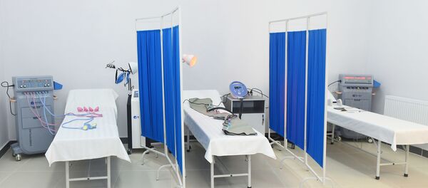 Кабинет физиотерапии в новом санатории в Кулябе - Sputnik Таджикистан