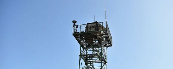 Вышка на пограничном посту Максат в Лейлекском районе Баткенской области. - Sputnik Таджикистан