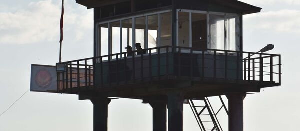 Смотровая площадка на полигоне Ляур, архивное фото - Sputnik Таджикистан