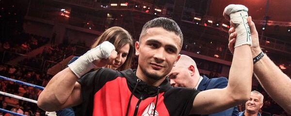 Боксер из Таджикистана Мухаммад Якубов - Sputnik Тоҷикистон