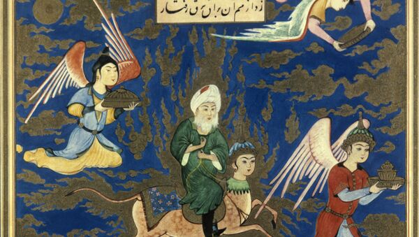 Миниатюра учеников персидского художника Кемаледдина Бехзада, относящаяся к XV веку - Sputnik Таджикистан