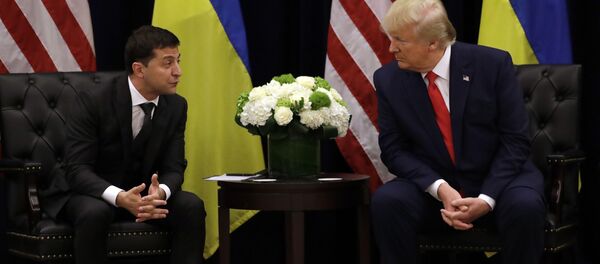 Президент США Дональд Трамп и президент Украины Владимир Зеленский - Sputnik Таджикистан