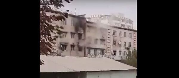 Пожар в Душанбе - Sputnik Таджикистан