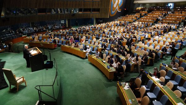 Генеральная ассамблея ООН в Нью-Йорке - Sputnik Таджикистан