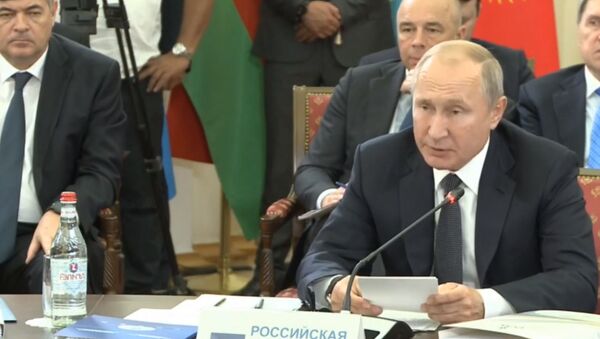 СПУТНИК_LIVE: Владимир Путин принимает участие в саммите ЕАЭС - Sputnik Таджикистан