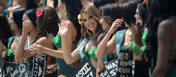 Кандидатки на звание Мисс Земля 2019 на экологической акции на Филиппинах Кандидатки на звание Мисс Земля 2019 на экологической акции на Филиппинах - Sputnik Таджикистан