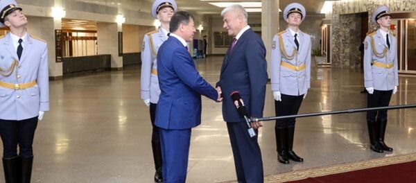 Владимир Колокольцев и Рамазон Рахимзода провели заседание Объединенной коллегии министерств внутренних дел Российской Федерации и Республики Таджикистан - Sputnik Тоҷикистон