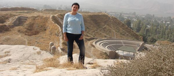 Ольга Криницына в Таджикистане Ольга Криницына в Таджикистане - Sputnik Таджикистан