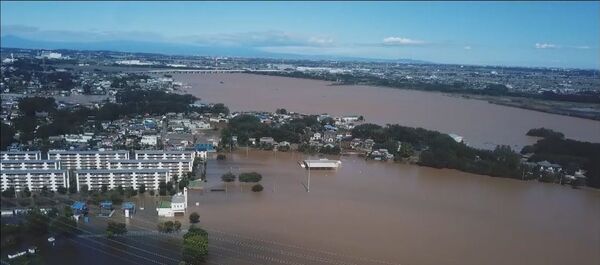 Последствия мощнейшего тайфуна Хагибис в Японии - Sputnik Таджикистан