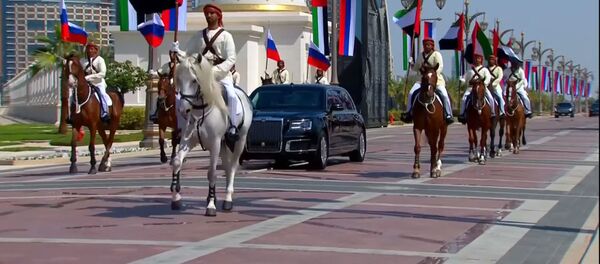 Арабские истребители нарисовали российский флаг в небе над ОАЭ: встреча Путина - Sputnik Таджикистан