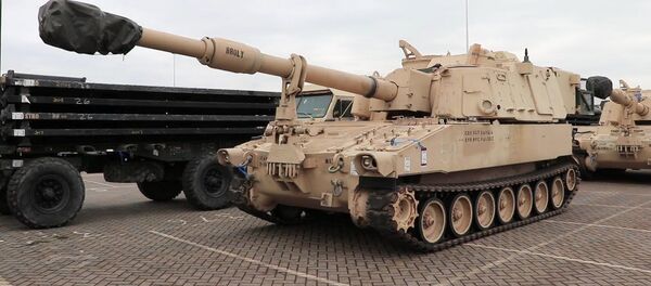 НАТО наращивает силы в Европе: военная техника прибыла в порт Флиссинген - YouTube - Sputnik Таджикистан