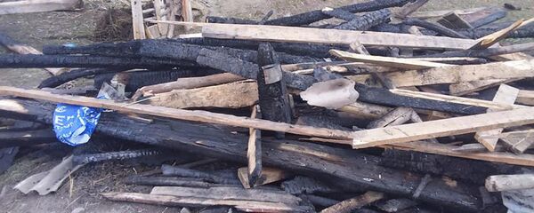 Последствие пожара в ГБАО Последствие пожара в ГБАО - Sputnik Тоҷикистон