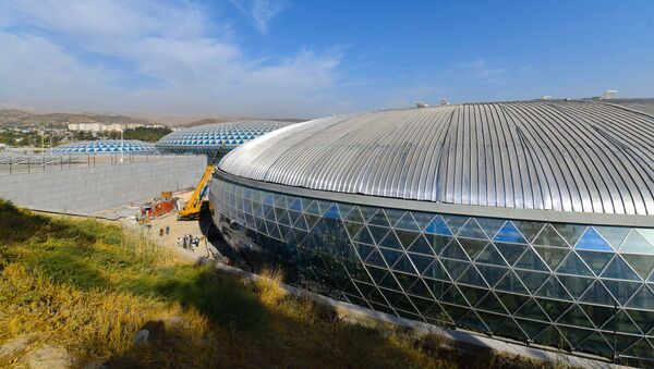Строительство нового спортивного комплекса в Душанбе  - Sputnik Таджикистан