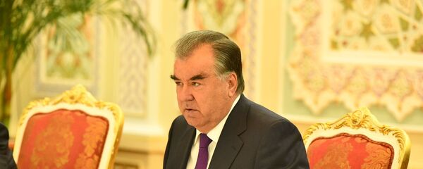 Встреча президента Таджикистана Эмомали Рахмона и председателя ГД РФ Вячеслава Володина Встреча президента Таджикистана Эмомали Рахмона и председателя ГД РФ Вячеслава Володина - Sputnik Тоҷикистон
