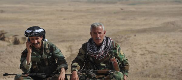 Курды, девятая бригада курдской пешмерга - Sputnik Тоҷикистон