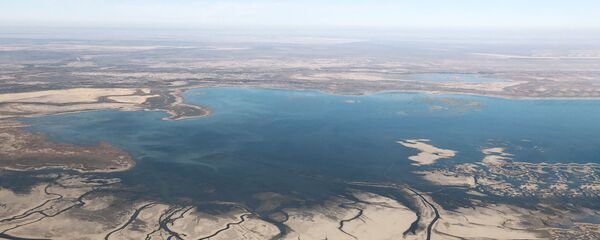 Вид на Аральское море с высоты - Sputnik Таджикистан