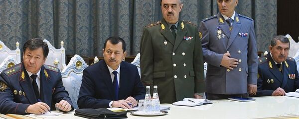Рамазон Раҳимзода, вазири умури дохилӣ, Саймуъмин Ятимов, раиси КДАМ ва кадрҳои навтаъин - Sputnik Тоҷикистон