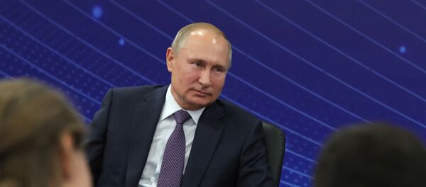 Рабочая поездка президента РФ В. Путина - Sputnik Тоҷикистон