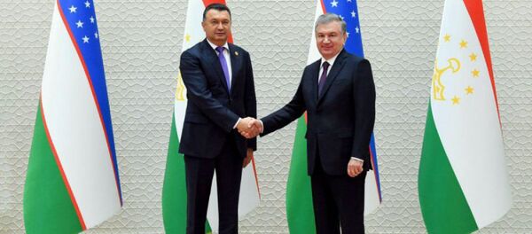 Президент Узбекистана Шавкат Мирзиёев принял премьер-министра Таджикистана Кохира Расулзоду - Sputnik Таджикистан