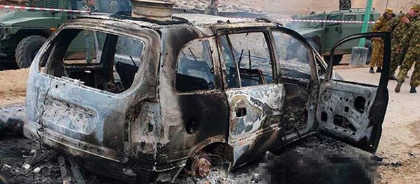 Кадры с места нападения на погранзаставу на таджикско-узбекской границе. - Sputnik Тоҷикистон