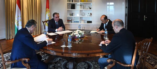 Мулоқот бо Президенти радиои “Аврупои озод, Радиои озодӣ” Ҷеймӣ Флай - Sputnik Тоҷикистон