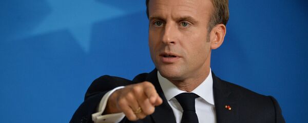 Президент Франции Эммануэль Макрон - Sputnik Тоҷикистон