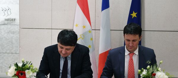 Созишномаи ҳамкорӣ байни ширкати “Талко”-и Тоҷикистон ва ширкати фаронсавии “Fives” - Sputnik Тоҷикистон