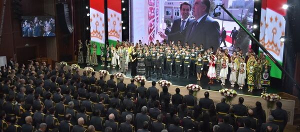 Торжественное собрание по случаю Дня таджикской милиции Торжественное собрание по случаю Дня таджикской милиции - Sputnik Таджикистан