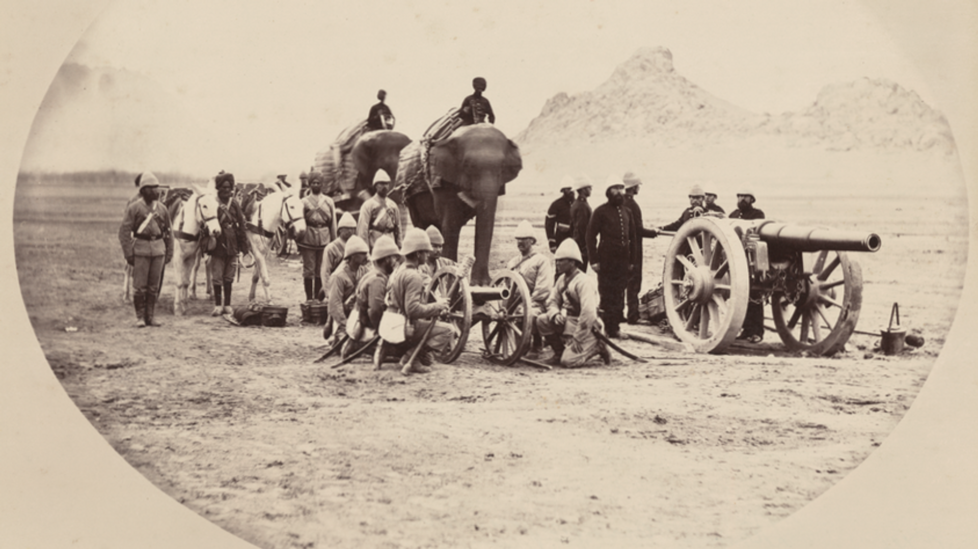 Elephant and Mule Battery, Second Anglo-Afghan War - Sputnik Таджикистан, 1920, 07.02.2024