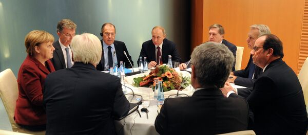 Встреча лидеров стран нормандской четверки в Берлине - Sputnik Таджикистан