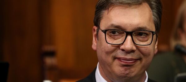 Президент Сербии Александр Вучич - Sputnik Тоҷикистон