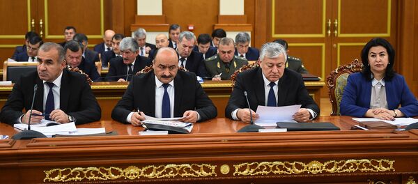 Судяҳою прокурорҳо дар ҷаласаи Ҳукумати Тоҷикистон - Sputnik Тоҷикистон