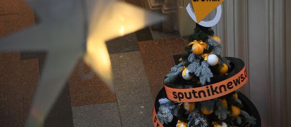 Цифровая елка международного информационного агентства и радио Sputnik - Sputnik Таджикистан
