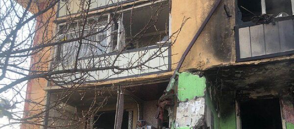 В одном из многоэтажных домов 2-го микрорайона города Андижана произошёл пожар - Sputnik Тоҷикистон